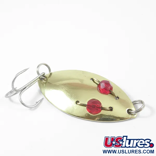 Hofschneider Red Eye junior Blinker, Messing / Rote Augen, 11g, #3159