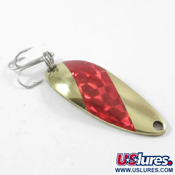 Luhr Jensen Little Jewel Blinker, Gold / Rot, 9g, Vintage, #3174