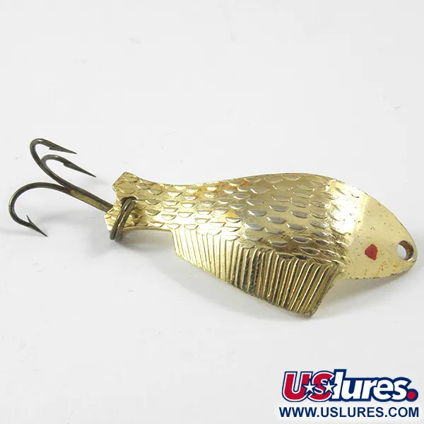 Thomas Blinker, Gold, 5,5g, Schuppenmuster, #3192