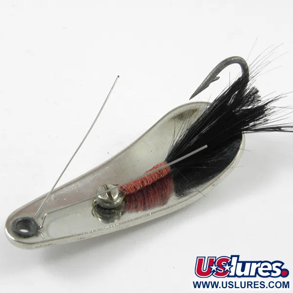 Vintage Weezel Rex Weedless Spoon, Nickel, 12,5g, Krautschutz, #3207