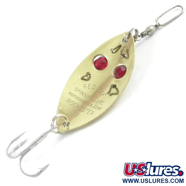 Hofschneider Red Eye junior Blinker, Gold / Red Eyes, 11g, #3216