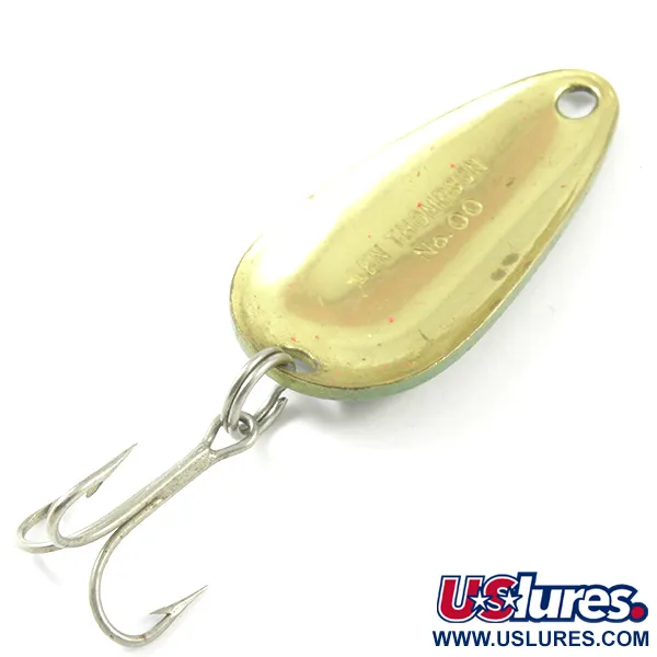 Len Thompson #00 Blinker, Grün/Schwarz/Messing, 14g, Messing, #3217