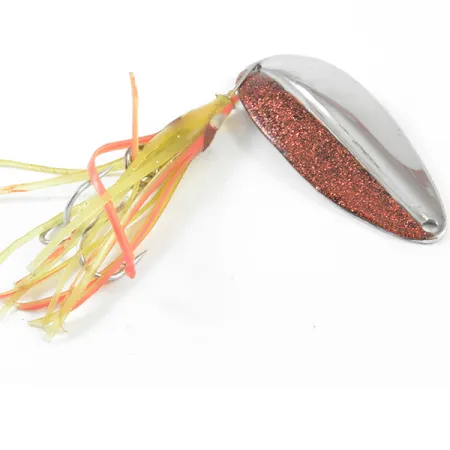 TODDCO Main liner Squid Blinker, Rot Glitter / Nickel, 14g, #3221