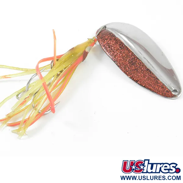 TODDCO Main liner Squid Blinker, Rot Glitter / Nickel, 14g, #3221