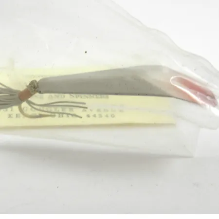 Weedless Barney Spoons Blinker, Weiß / Rot, 7g, krautlos, #3227