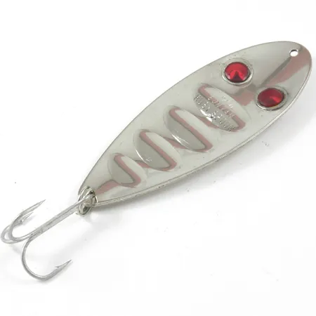 Paul Bunyan Ruby Spoon Blinker, Nickel / Red Eyes, 25g, Glasaugen, #3232