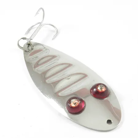 Paul Bunyan Ruby Spoon Blinker, Nickel / Red Eyes, 25g, Glasaugen, #3232