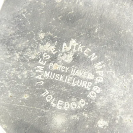 James Aitken Muskielure Blinker, Rot/Weiß/Nickel, 53g, Haver, #3235