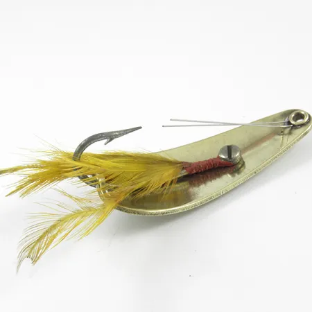 Weezel Rex Weedless Spoon Krautblinker, Messing, 12.5g, Federn, #3237