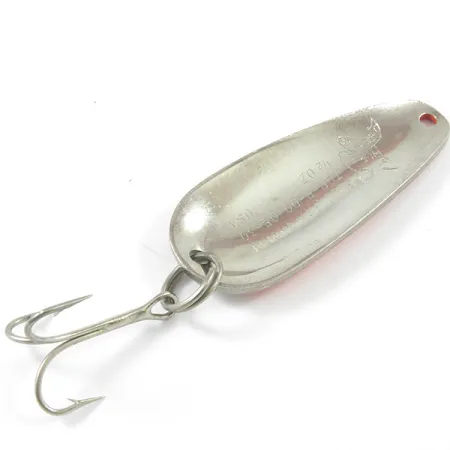 Blue Fox Tor-P-Do Blinker, Hammered Nickel / Orange Red, 14g, #3246