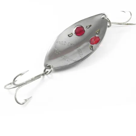 Hofschneider Red Eye Wiggler Blinker, Stahl/Rot, 25g, Glasperlen, #3249