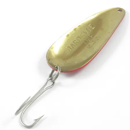 Eppinger Dardevle Imp Blinker, Rot/Weiß/Messing, 11g, Taumelnd, #3255