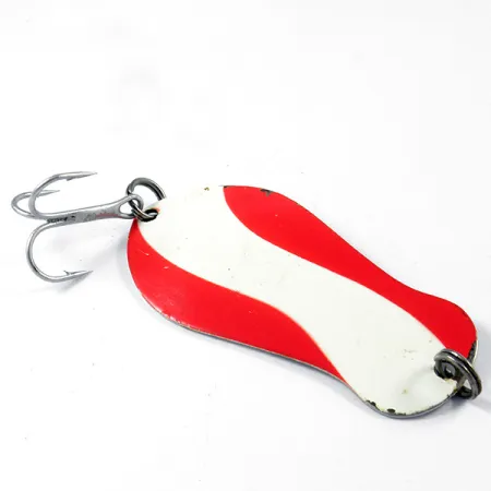 K-B Bait K-B Spoon 2 Blinker, Rot/Weiß/Nickel, 14g, Hechtköder, #3263