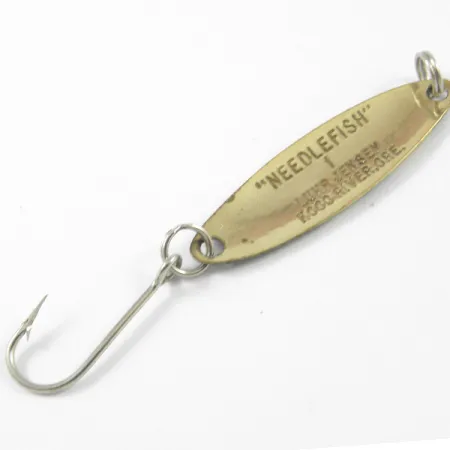 Luhr Jensen Needlefish 1 Blinker, Grün/Gelb/Messing, 2g, #3276