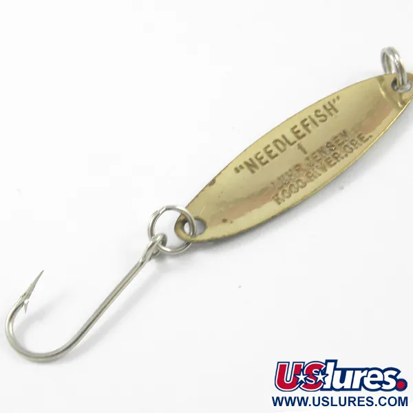 Luhr Jensen Needlefish 1 Blinker, Grün/Gelb/Messing, 2g, #3276