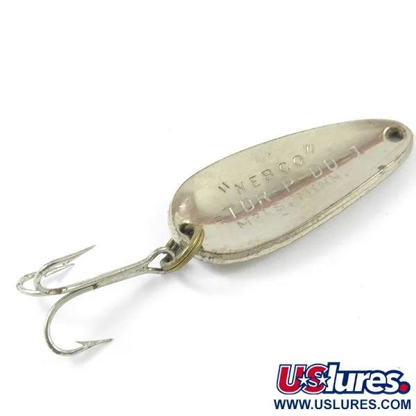Nebco Tor-P-Do 1 Blinker, Nickel gehämmert, 7g, Vintage, #3277