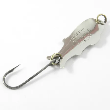 Shoff's Big Tripple Teazer Blinker, Nickel, 2,5g, Fischsilhouette, #3295