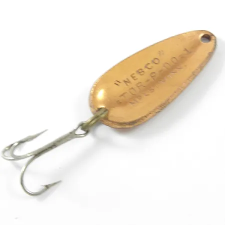 Nebco Tor-P-Do 1 Blinker, Kupfer Gehämmert, 7g, Vintage-Design, #3296