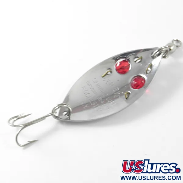 Hofschneider Red Eye junior Blinker, Nickel, 6,5g, Glasperlen, #3301