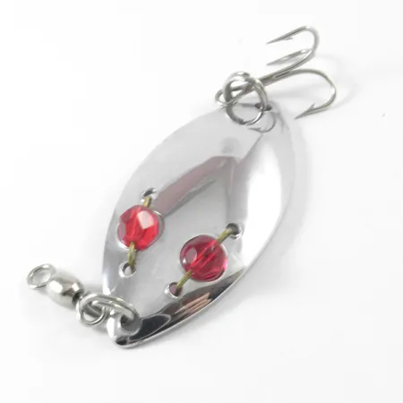 Hofschneider Red Eye junior Blinker, Nickel, 6,5g, Glasperlen, #3301