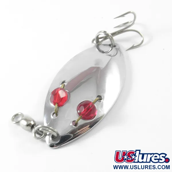 Hofschneider Red Eye junior Blinker, Nickel, 6,5g, Glasperlen, #3301