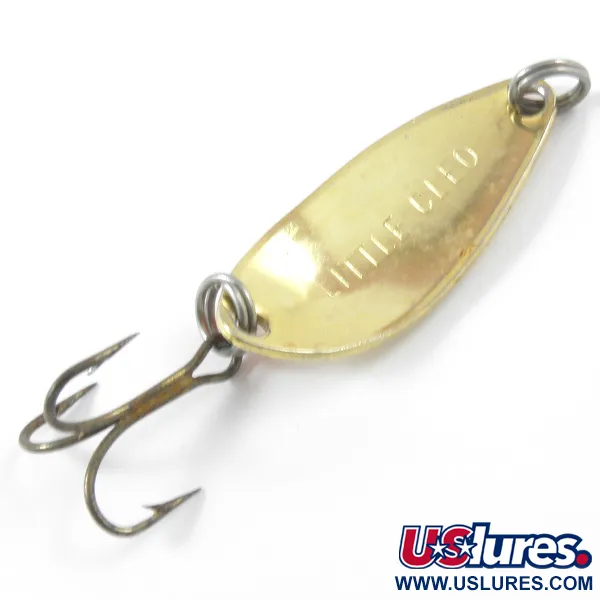 Seneca Little Cleo Blinker, Gold / Orange, 4g, Vintage USA, #3328