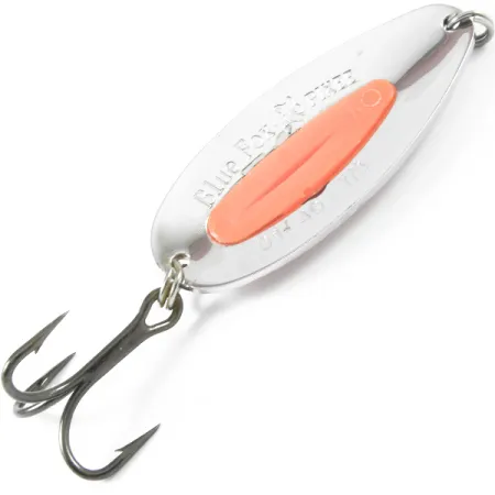 Blue Fox Pixee UV Blinker, Hammerschlag-Nickel/Orange, 24g, UV, #3331