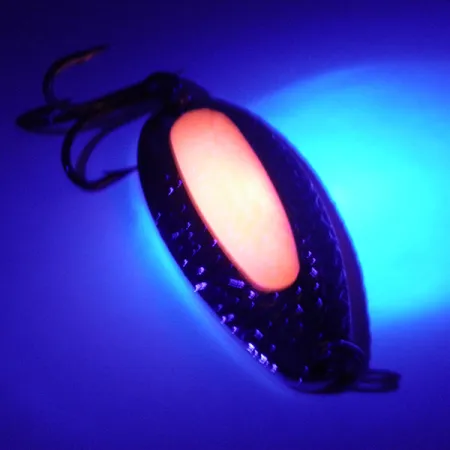 Blue Fox Pixee UV Blinker, Hammerschlag-Nickel/Orange, 24g, UV, #3331