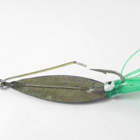 Weedless Fred Arbogast 3 Hawaiian Glow Spoon, 16g, Krautschutz, #3338