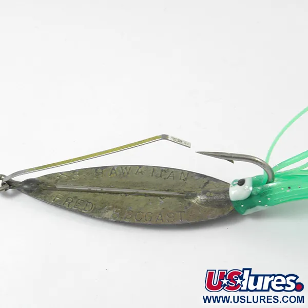 Weedless Fred Arbogast 3 Hawaiian Glow Spoon, 16g, Krautschutz, #3338