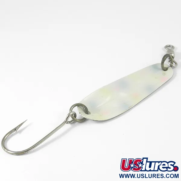 Luhr Jensen Tom Mack Schlepplöffel, Pearl, 8g, Siwash-Haken, #3339