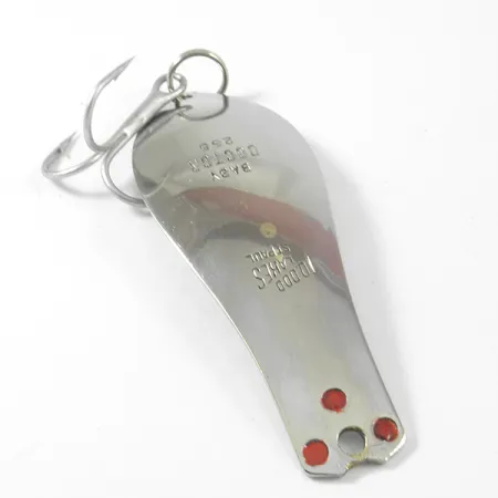 10,000 Lakes Little Doctor 265 Blinker, Nickel / Rot, 10g, #3346