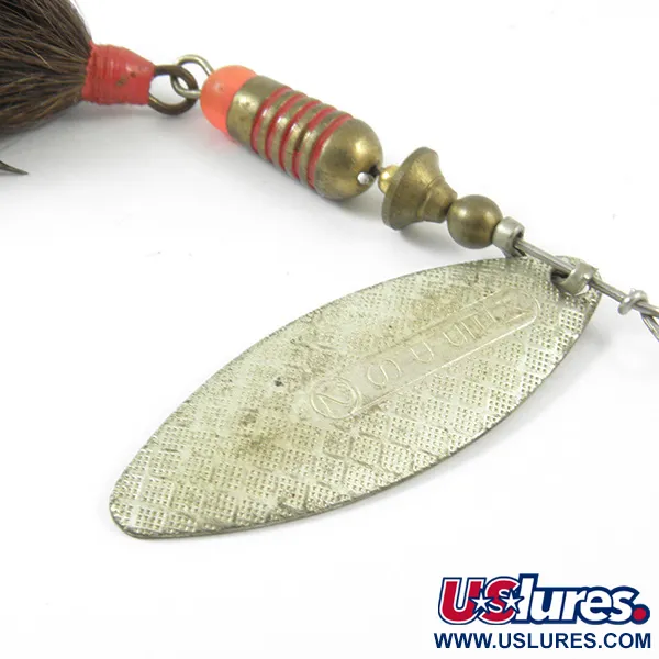 Mepps Aglia Long 2 Dressed Spinner, Silber, 7.3g, Eichhörnchenhaar, #3349