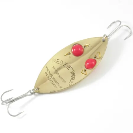 Hofschneider Red Eye Wiggler 3359 Blinker, Gold/Rote Augen, 25g, #3359
