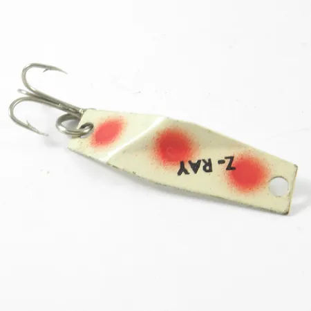 Z-RAY Lures Z-Ray Blinker, Weiß / Rot, 1,5g, Vintage, #3364