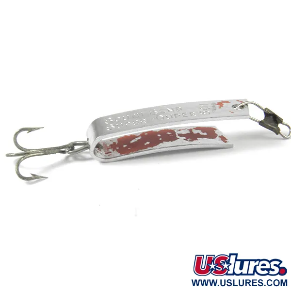 South Bend Super-Duper 501 Blinker, Nickel / Rot, 2,3g, #3368