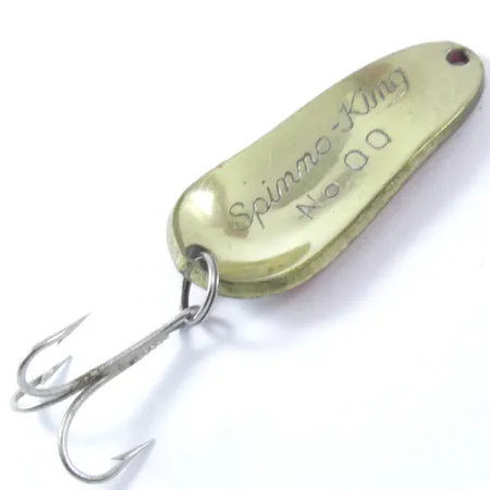 Weller Spinno-King 00 Blinker, Rot/Weiß/Gold, 7g, Vintage, #3374