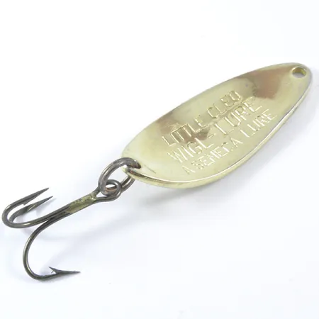 Seneca Little Cleo Blinker, Gold / Gelb, 7g, Vintage, #3383