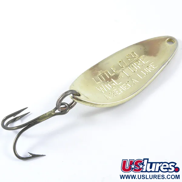 Seneca Little Cleo Blinker, Gold / Gelb, 7g, Vintage, #3383