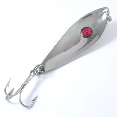 Paul Bunyan Minnow 67 Blinker, Nickel / Red Eye, 12g, #3390