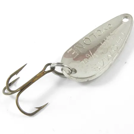 Thomas Cyclone Blinker, Silber / Rot, 4.3g, Schuppenmuster, #3404