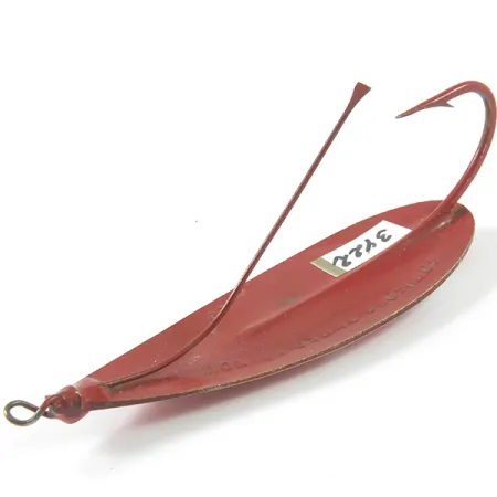 Weedless Johnson Silver Minnow Blinker, Rot/Weiß, 14g, Krautschutz, #3422