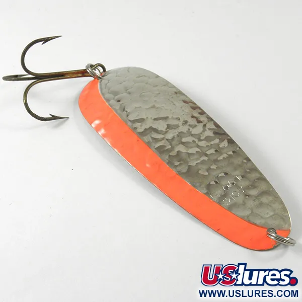 Acme Looter UV Schleppblinker, Silber gehämmert, 8g, UV-Streifen, #3428