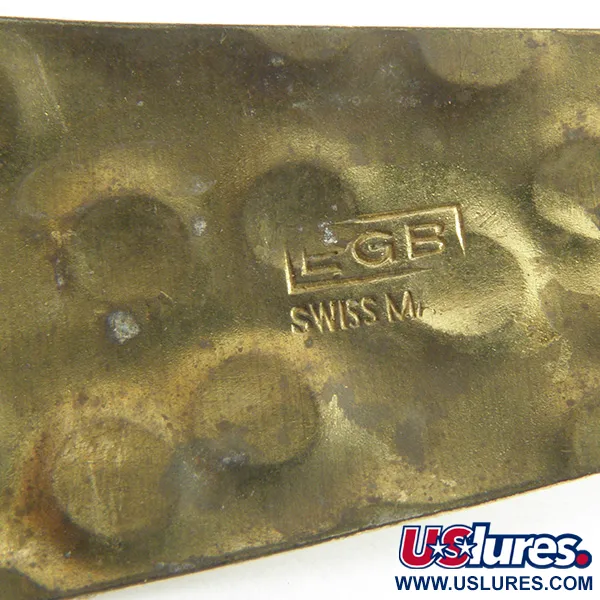 EGB Schlepplöffel, Silber/Messing versilbert, 9g, handgehämmert, #3429