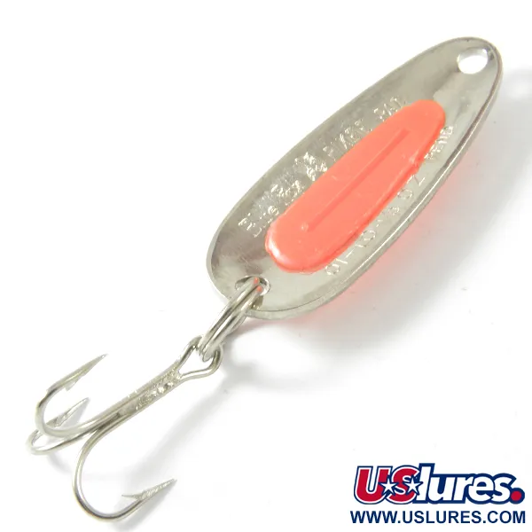 Blue Fox Pixee Löffel, Nickel / Orange, 4,5g, Lachsei-Einsatz, #3442