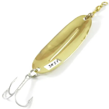 Williams Wabler W55 Lite Schlepplöffel, Gold, 7g, Längsrippe, #3451
