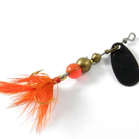 Mepps Black Fury 0 Dressed Spinner, Schwarz/Rot, 2.4g, Federn, #3452