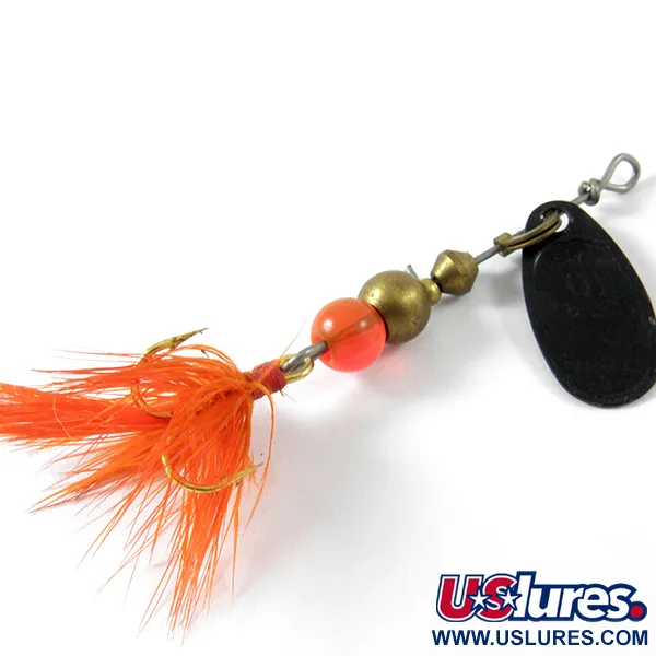 Mepps Black Fury 0 Dressed Spinner, Schwarz/Rot, 2.4g, Federn, #3452