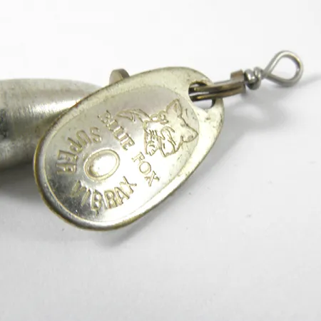 Blue Fox Super Vibrax 0 Foxtail Spinner, Silber, 3.4g, Haardrilling, #3460