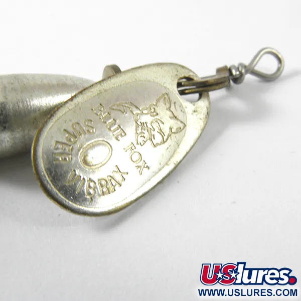 Blue Fox Super Vibrax 0 Foxtail Spinner, Silber, 3.4g, Haardrilling, #3460